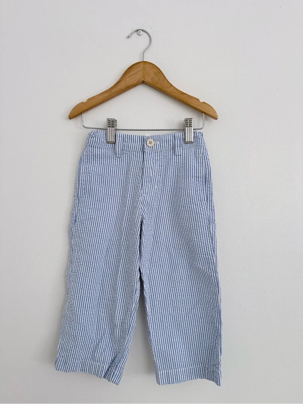 Vineyard Vines Blue and White Striped Seersucker Pants